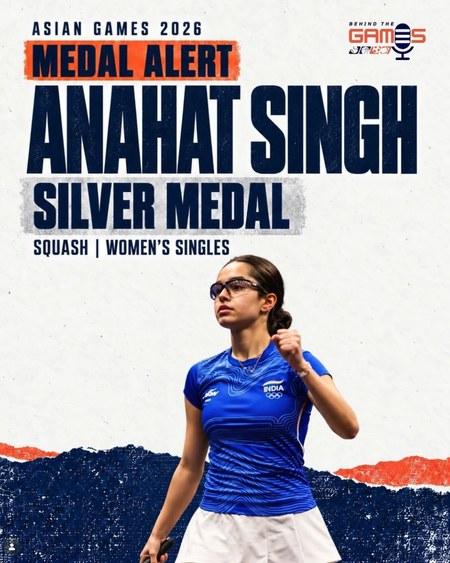 Medal alert: Anahat Singh wins silver