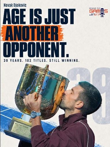 Age is just another opponent: Novak Djokovic